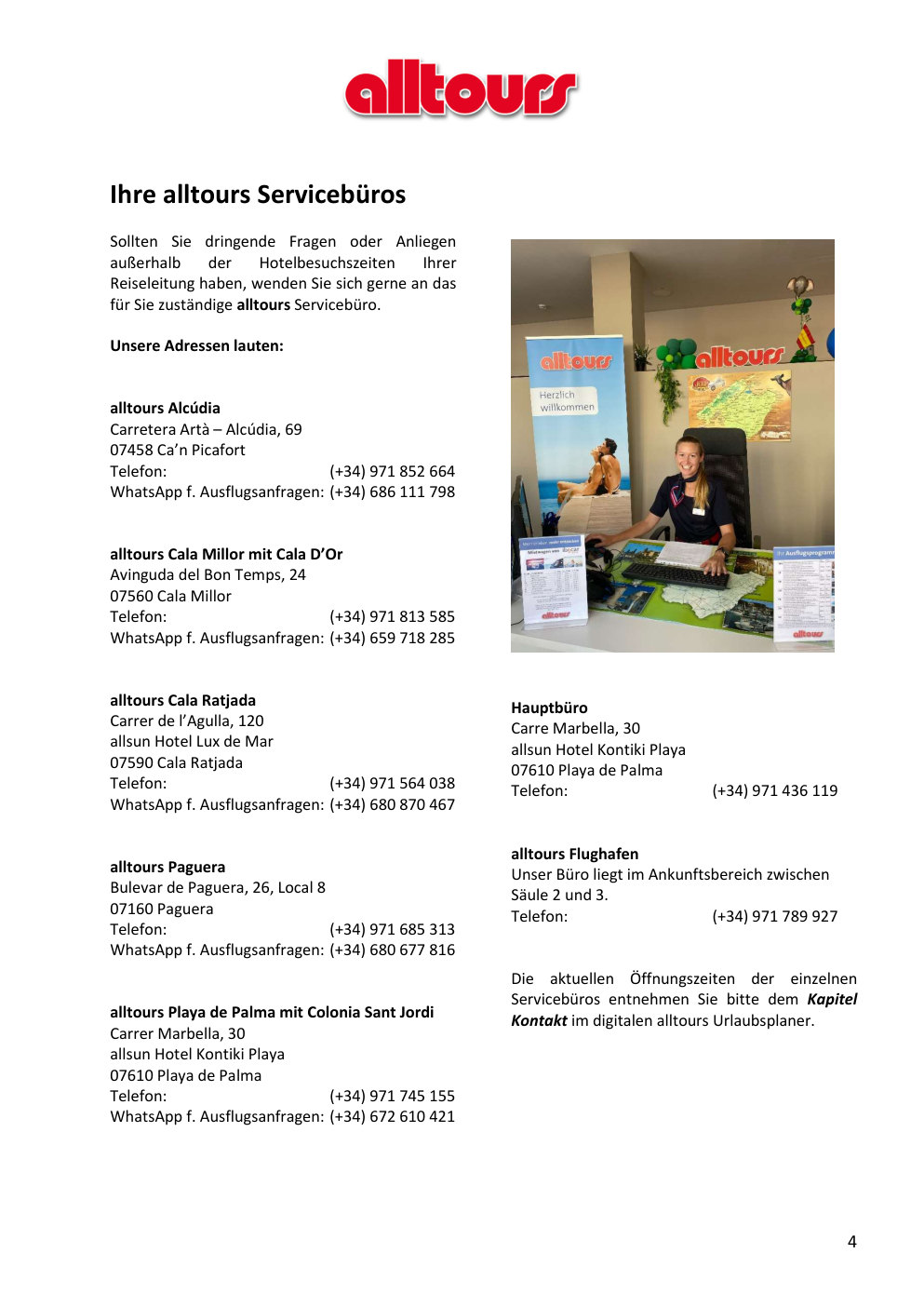 Infomappe Mallorca, Seite 4