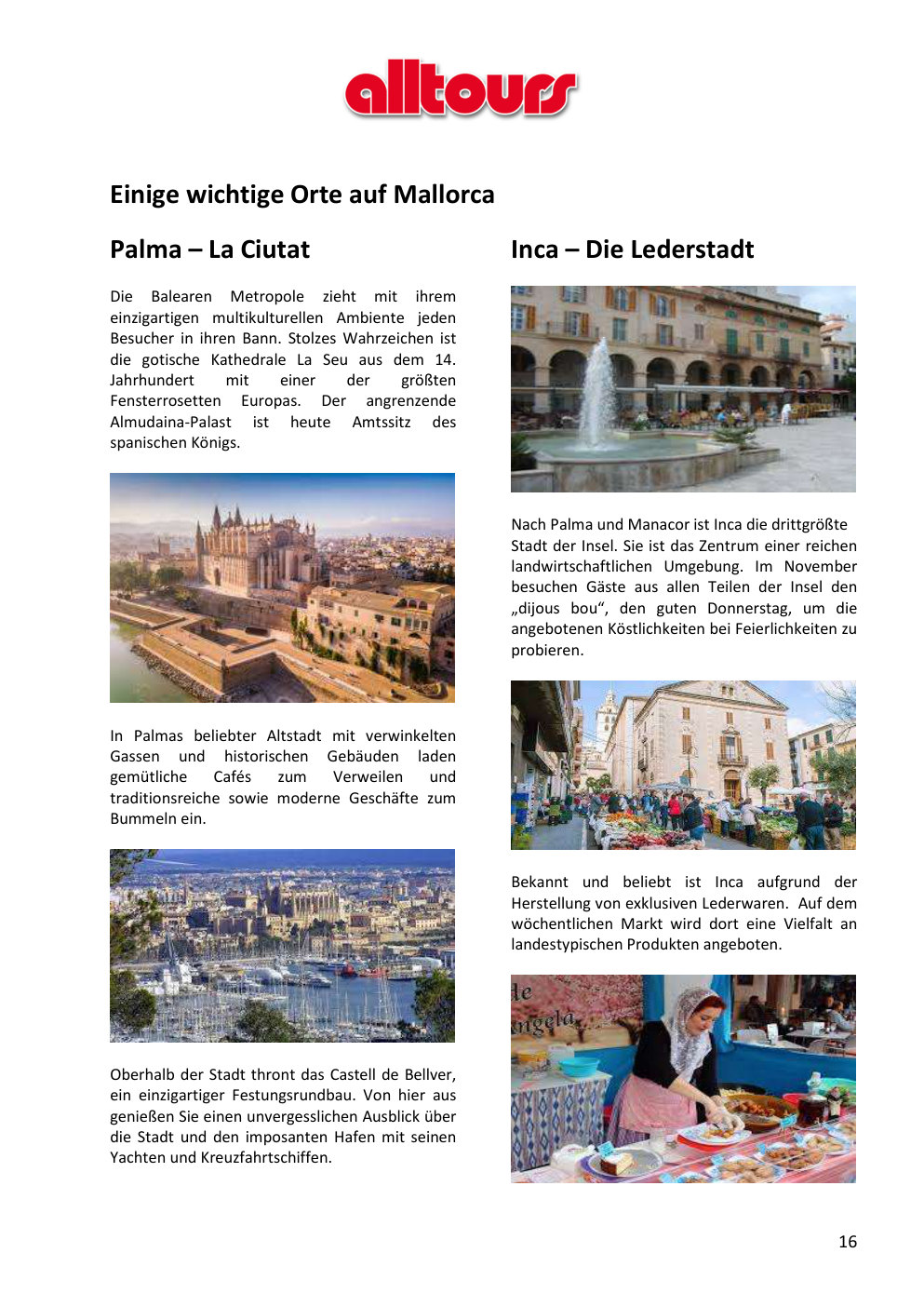 Infomappe Mallorca, Seite 16