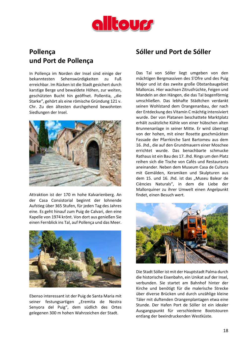 Infomappe Mallorca, Seite 18