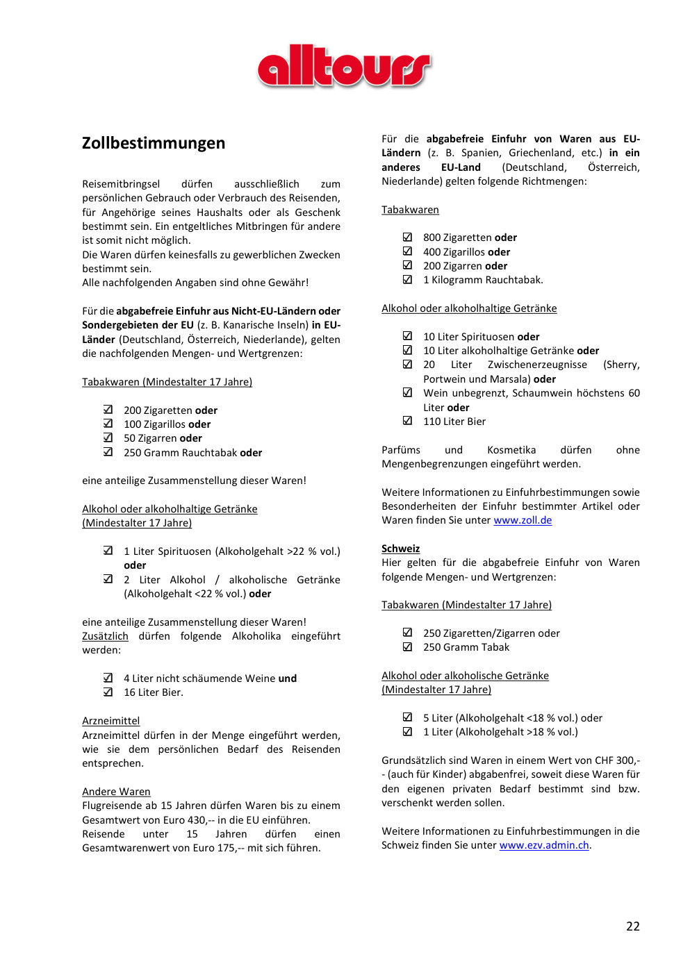 Infomappe Mallorca, Seite 22